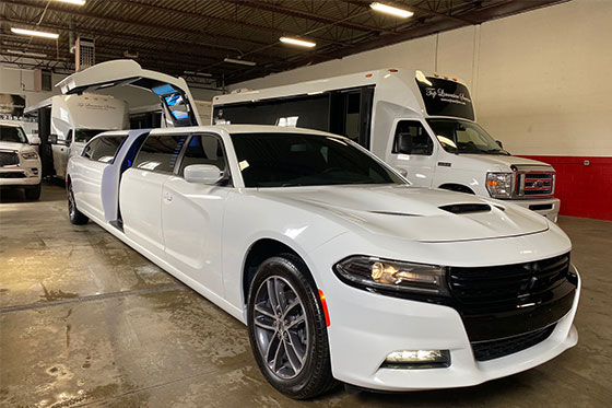 white limo exterior