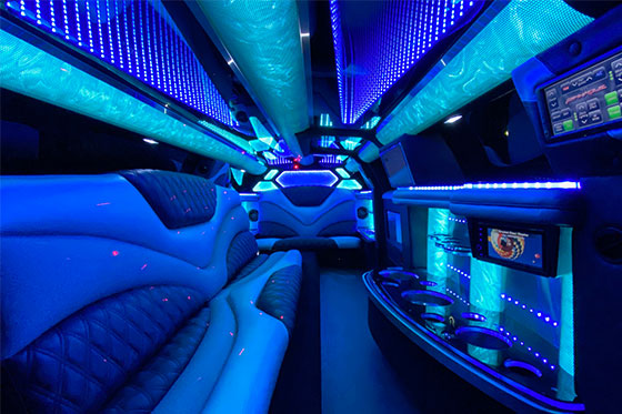 luxurious limo lounge