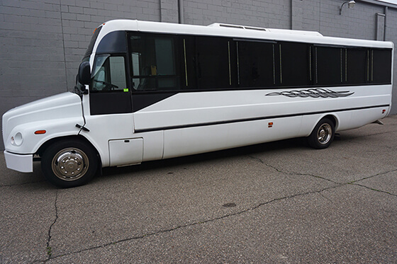 party bus exterior